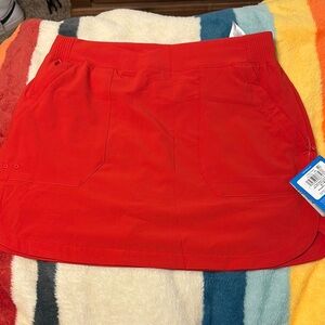 Columbia PFG Red Omni-Shade Skirt